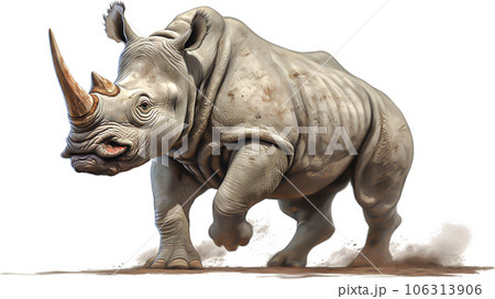 サイのイメージ - image of Rhinoceros No1-6-のイラスト素材 [106313906] - PIXTA