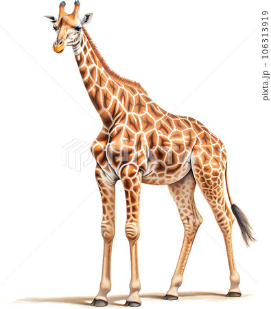 キリンのイメージ - image of Giraffe No1-1 -のイラスト素材