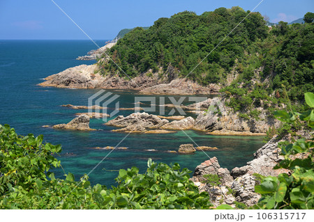 城原展望所付近からの眺め(鳥取県岩美郡) 城原展望所付近からの眺め(鳥取県岩美郡) 106315717