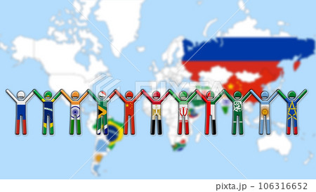 The new members join the BRICS group. Argentina, Egypt, Ethiopia, Iran, Saudi Arabia, and UAE The new members join the BRICS group. Argentina, Egypt, Ethiopia, Iran, Saudi Arabia, and UAE 106316652