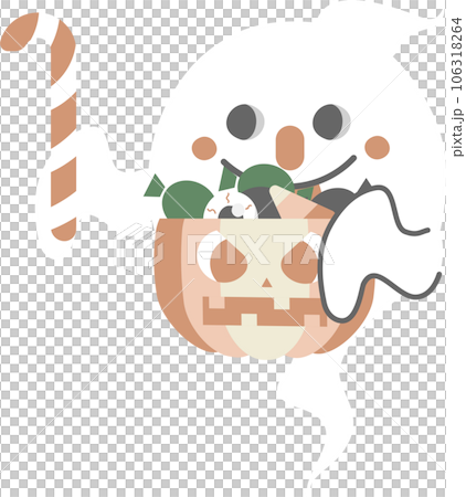 happy halloween holiday festival with cute ghost, pumpkin and candy, flat png cartoon character transparent element design happy halloween holiday festival with cute ghost, pumpkin and candy, flat png cartoon character transparent element design 106318264