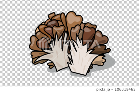 流行蘑菇插畫素材 106319465