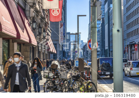 東京都中央区の都市風景　日本橋 106319480
