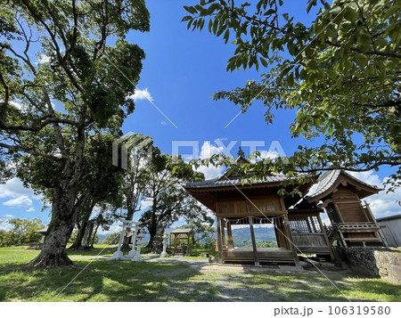 大分県　岡城址本丸跡にある天満神社 106319580