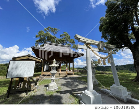 大分県　岡城址本丸跡にある天満神社 106319586