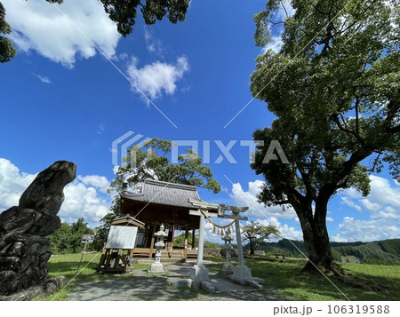 大分県　岡城址本丸跡にある天満神社 106319588