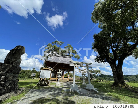 大分県　岡城址本丸跡にある天満神社 106319589
