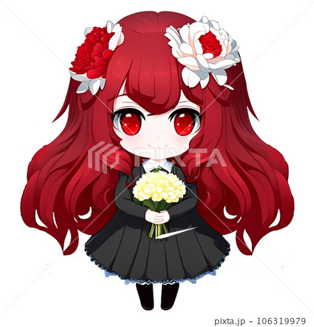 Kawaii  cartoon  woman  flower Japan  bunch  bunch of flowers beautiful  beautiful woman  cute cute lady  child  girl cute baby girl  cartoon woman photo Ai  picture  photo picture Ai  illustration   106319979