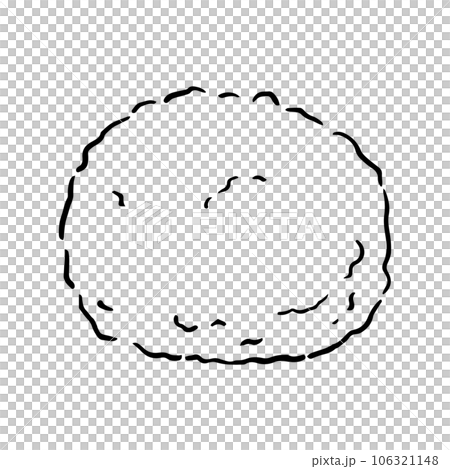 Ohagi monochrome - Stock Illustration [106321148] - PIXTA