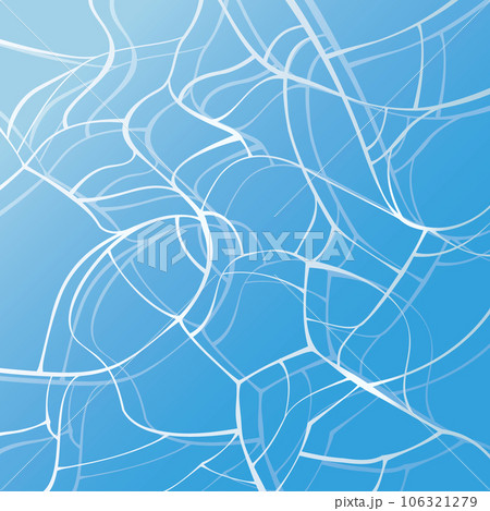 ゆらぐ水面のイラスト 106321279