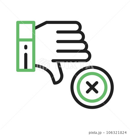 Thumbs Down Icon Image. 106321824