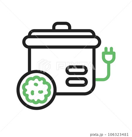 Rice Cooker Icon Image. 106323481