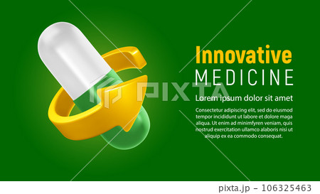 Innovative Medicine Conceptual Banner 106325463
