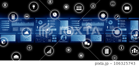 ［手作業で制作した素材］オリジナルグラフィックアート／イラスト作品 106325743