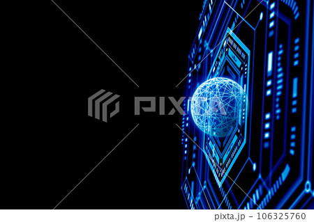 ［手作業で制作した素材］オリジナルグラフィックアート／イラスト作品 106325760