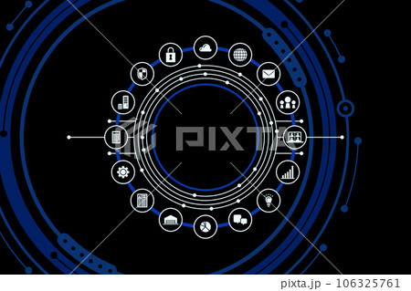 ［手作業で制作した素材］オリジナルグラフィックアート／イラスト作品 106325761