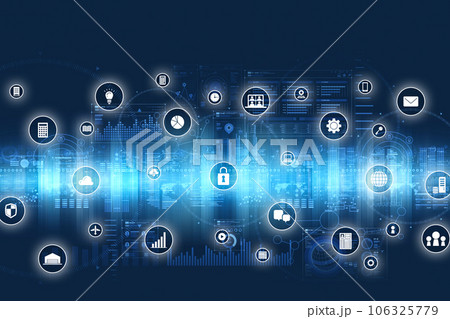 ［手作業で制作した素材］オリジナルグラフィックアート／イラスト作品 106325779