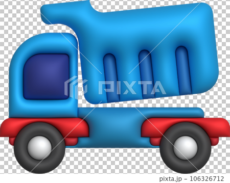 3d icon.toy truck for kids minimalist style illustration 3d icon.toy truck for kids minimalist style illustration 106326712