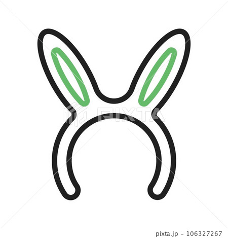 Bunny Ears Icon Image. Bunny Ears Icon Image. 106327267