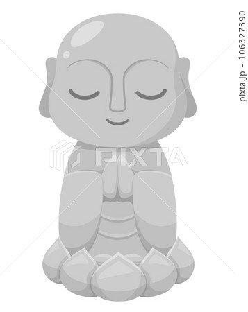 かわいいお地蔵様のイラスト かわいいお地蔵様のイラスト 106327390