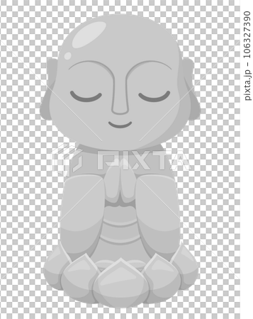 かわいいお地蔵様のイラスト かわいいお地蔵様のイラスト 106327390