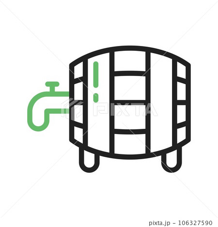 Barrel Icon Image. 106327590