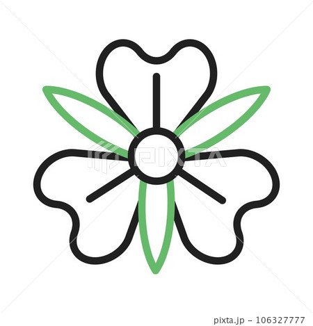 Alstroemeria Icon Image. 106327777
