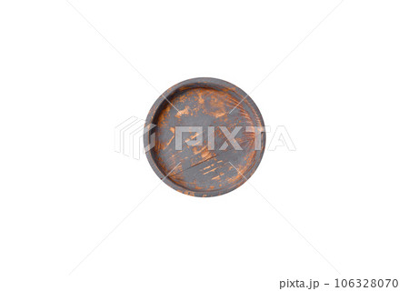 Empty wooden plate, knife, fork and cutting board Empty wooden plate, knife, fork and cutting board 106328070