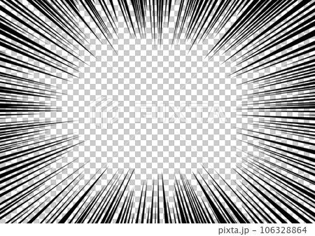 Concentrated line monochrome Concentrated line monochrome 106328864