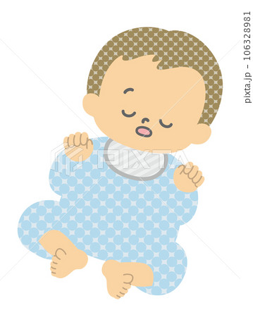 表情：眠るちゃん 全身 単品 106328981