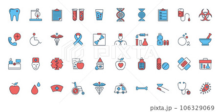 Medical Vector Icons Set Medical Vector Icons Set 106329069