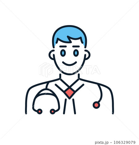 Doctor related vector icon 106329079
