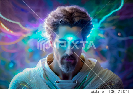 瞑想してる男 106329871