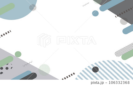 幾何学模様のフレーム 幾何学模様のフレーム 106332368