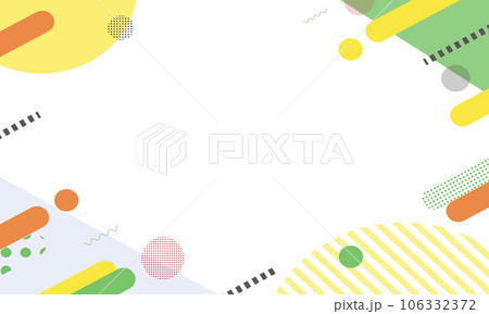 幾何学模様のフレーム 106332372