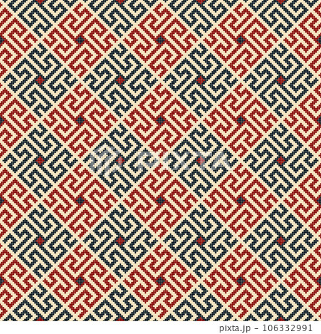 Latvian embroidery vector seamless pattern 30 Latvian embroidery vector seamless pattern 30 106332991