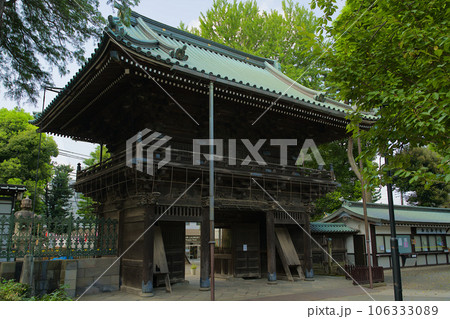 堀之内 妙法寺 仁王門 東京都杉並区堀ノ内 堀之内 妙法寺 仁王門 東京都杉並区堀ノ内 106333089