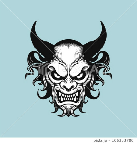 Devilish Mascot Logo Crafted in Vector Design Devilish Mascot Logo Crafted in Vector Design 106333780