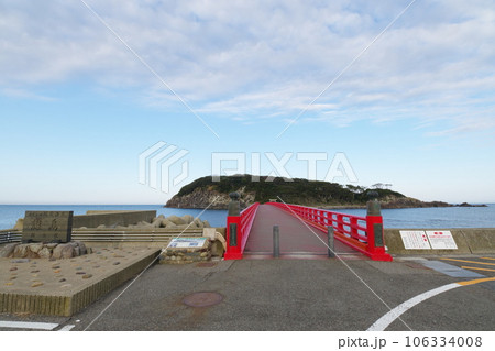 越前海岸　雄島と雄島橋 106334008