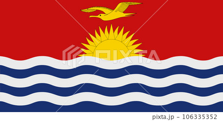 キリバス国旗 106335352