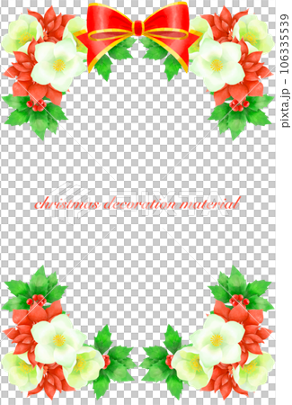 Decoration material with the image of Christmas Decoration material with the image of Christmas 106335539