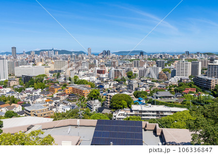 《福岡県》福岡市の風景（南公園から撮影） 106336847
