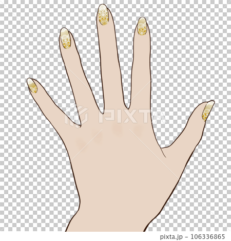 Hand of nailed women 106336865