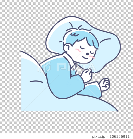 Boy sleeping peacefully Boy sleeping peacefully 106336911