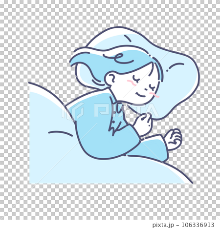 girl sleeping peacefully 106336913