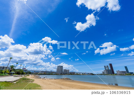 《福岡県》福岡市の街並み・風景、アイランドシティの風景 《福岡県》福岡市の街並み・風景、アイランドシティの風景 106336915