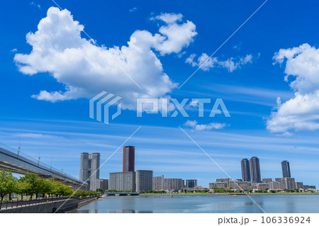 《福岡県》福岡市の街並み・風景、アイランドシティの風景 《福岡県》福岡市の街並み・風景、アイランドシティの風景 106336924