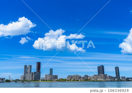 《福岡県》福岡市の街並み・風景、アイランドシティの風景 106336929
