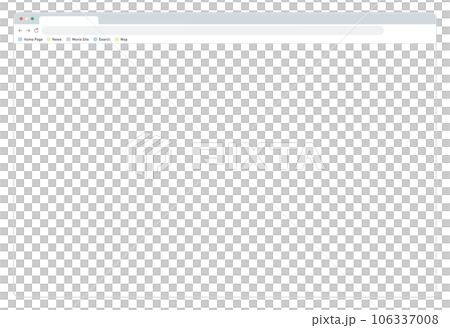在電腦上打開的網頁框架素材 106337008