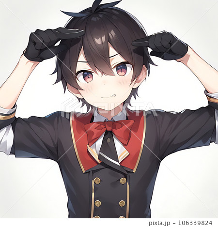 可愛い男の子のはにかみポーズ☆ 106339824